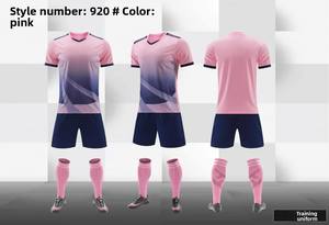 Diskon besar kualitas tinggi kustom sublimasi kaus sepak bola poliester sejuk latihan seragam sepak bola Nama celana pendek OEM atasan - Product Image 3