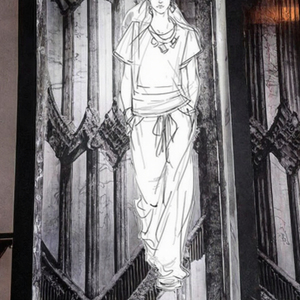 Giacca a vento con cappuccio personalizzabile con chiusura a cerniera in pelliccia di coniglio davanti agli sport <span class=keywords><strong>invernali</strong></span> disegno tecnico finito Blouson - Product Image 2