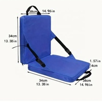 Coussin de tribune extérieur en gros, logo personnalisé, siège rembourré léger, sièges pliants de stade, chaises avec dossier