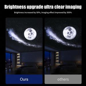 <b>USB</b> Projector Mini 2in1 Moon and Starlight HD Effect Car Sleep Aid Home Ambient <b>Led</b> Night <b>Light</b> Gift for a Child's Room - Product Image 4