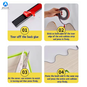 Chất lượng cao TPE U hình dạng cạnh dải băng tự dính cạnh <span class=keywords><strong>TRIM</strong></span> cho tủ bàn cạnh bảo vệ - Product Image 5