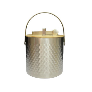 Cubo de Hielo de Acero Inoxidable 304, Cubo de Hielo Recto de Doble Capa Engrosado con Tapa, Cubo de Hielo para Vino Tinto para Bar KTV, Cubo Enfriador - Product Image 4