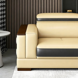 고급스러운 모던 미니멀리스트 가죽 섹셔널 소파, 빌라 거실 가구용 마사지 공간 포함, 인기 판매 상품 - Product Image 4
