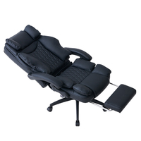 Fauteuil de Bureau en Cuir Pivotant Haute Qualité pour Directeurs et Ordinateurs, Fauteuil Ergonomique Confortable avec Repose-Pieds – Vente en Gros