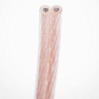 Hochwertiges Sauerstofffreies Kupfer Flachgeflochtenes 12AWG Lautsprecherkabel für Auto-Audio HiFi-Klang
