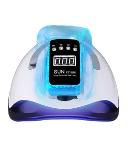 300W Professional Nail Dryer Lamp Powerful 66LEDs UV LED Lamp For Nails Drying Gel Polish With Smart Sensor Manicure Machine