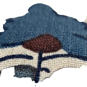 ผ้าเครปวิสโคสสีน้ำเงินขาวคุณภาพดีเยี่ยม พิมพ์ลายดิจิทัล เนื้อผ้านุ่ม ระบายอากาศได้ดี เหมาะสำหรับตัดเย็บเสื้อผ้า - Product Image 5