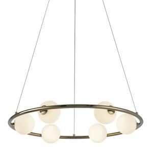 Chaud Romantique Moderne Boule Décorative Lampe Suspendue Lustre Albâtre <span class=keywords><strong>Globe</strong></span> Éclairage Suspension pour La Maison - Product Image 3