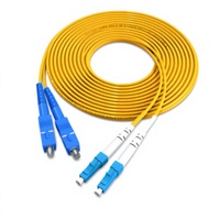 Cordon de raccordement à fibres optiques simplex/duplex monomode pour communication technique, vente chaude