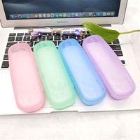 Étui à lunettes portable avec logo personnalisable, étui en plastique tendance, plusieurs couleurs, avec des fonctionnalités portables en stock