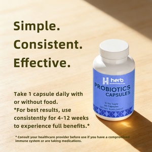 Suplementos Probióticos de Marca Privada OEM/ODM para Mujeres, Favorecen una Digestión Saludable, Cápsulas de Probióticos para Adultos - Product Image 5