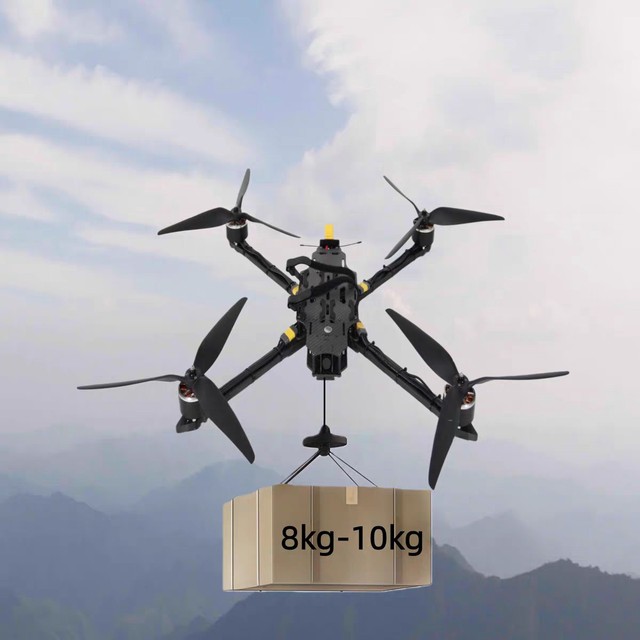 15inch Fpv Vtol Long Range Drones Payload 10kgs Distance Drone with Led for Adult