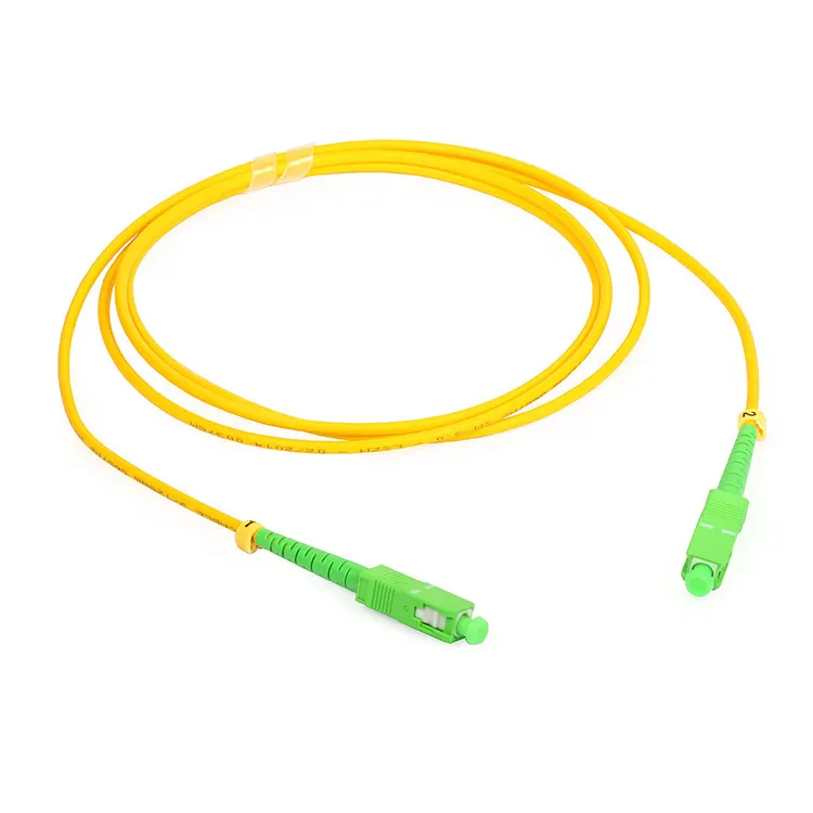 제조업체 Ftth 사전 커넥터 단일 모드 심플 렉스 Sx Sc Apc-Sc/apc 광섬유 G657a2 Lszh 섬유 패치 코드 Ofc 1 2 3 5mm