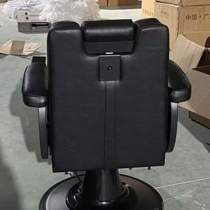 Fauteuil de Barbier Inclinable pour Hommes, Mobilier de Salon avec Fonction Massage, Matériel en Cuir pour Salon de Barbier et Atelier - Product Image 5