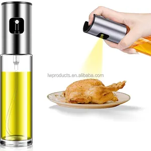 Oil Cruet Spritzer Glas ausgabe flasche für Gewürze Avocado Canola Olivenöl Essig Zitronen limettensaft Kochwein