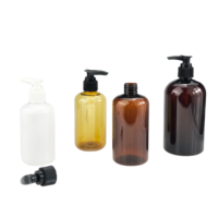 Bouteilles à pompe en PET écologiques en gros de 200/250/300/350/1000 ml avec pulvérisateur pour gel douche et lotion