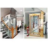 Ascenseur domestique sur mesure de 3,6 m, deux étages, avec système de levage pneumatique, 3 étages, 31 pieds de hauteur, pour 2 personnes.