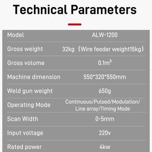 Machine de soudage laser à fibre portative 1500W, prix usine, 3-en-1 (coupe, nettoyage, aluminium), garantie 3 ans - Product Image 5