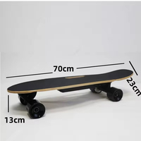 Planche à roulettes électrique à quatre roues JIESEN 300W avec roues ABEC-9, plateau en érable à 8 couches portable - Utilisation pour adultes