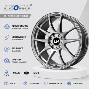 Ruedas Nuevas Hyper Black en Oferta, Fabricadas con Tecnología Flow Forming, de 15, 16, 17, 18 y 19 Pulgadas, 4X100, 5X114.3, para Autos de Pasajeros, Llantas de Aleación de Aluminio en Stock - Product Image 1
