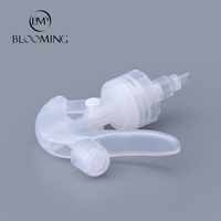 Pulvérisateur à gâchette mini 24/410 28/410, pulvérisateur à gâchette mini à grande tête 28/410, pompe de pulvérisation fine en PP pour cosmétiques et cheveux