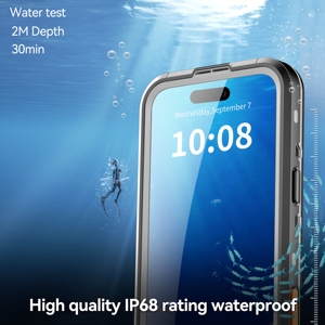<span class=keywords><strong>เคส</strong></span>โทรศัพท์<span class=keywords><strong>กัน</strong></span><span class=keywords><strong>น้ำ</strong></span>แบบป้อง<span class=keywords><strong>กัน</strong></span> 360 องศา สำหรับว่าย<span class=keywords><strong>น้ำ</strong></span> ดำ<span class=keywords><strong>น้ำ</strong></span> รองรับการชาร์จแบบแม่เหล็ก สำหรับ <span class=keywords><strong>iPhone</strong></span> 17 16 15 <span class=keywords><strong>14</strong></span> <span class=keywords><strong>Pro</strong></span> <span class=keywords><strong>Max</strong></span> - Product Image 4