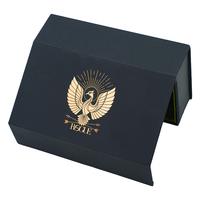 Boîte à bijoux écologique recyclable faite main avec logo personnalisé Boîte en papier à tiroir rigide UV pour colliers bagues bijoux gaufrage