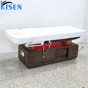 KISEN Beauty Bed 4 Motor <b>Electric</b> Facial Spa Massage <b>Table</b> Bed Luxury Heavy Duty Extension Beauty Lash Bed Head Spa Equipment - Product Image 2