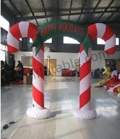 Venta caliente decoraciones navideñas inflables con luces LED interior al aire libre patio fiesta decoración conjunto