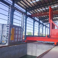 Four de chauffage haute température à foyer mobile de 500 kW pour plaques d'acier
