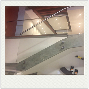 Balancier en verre sans cadre, tour <span class=keywords><strong>de</strong></span> rangement à l'entrée des escaliers et à la hauteur du sol - Product Image 3