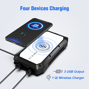 ไฟแคมป์ปิ้งคุณภาพสูง กันน้ำ IPX6 ชาร์จเร็วแบบ USB-C ชาร์จไร้สาย แบตสำรองพลังงานแสงอาทิตย์ 20000 มิลลิแอมป์ - Product Image 6
