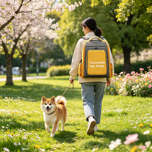 Dog <b>Cat</b> <b>Carrier</b> <b>Backpack</b> for Travel & Hiking, Breathable and Popular Pet Travel <b>Backpack</b> - Product Image 2