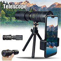 Télescope monoculaire Zoom 25-40X40-Étanche et anti-buée, avec adaptateur pour smartphone et trépied pour l'observation des oiseaux
