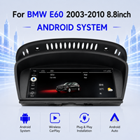 Système Android 8,8 pouces avec CarPlay sans fil et Android Auto pour BMW Série 5 E60 E61 E63 E64 E90 E91 E92 (2004-2012) - Écran Snapdragon