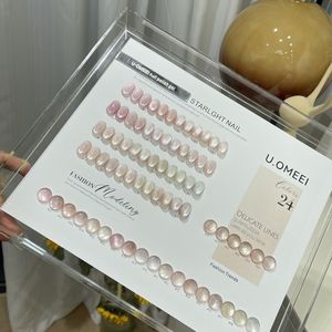Perle de verre nude non toxique pierre oeil de chat vernis à ongles <span class=keywords><strong>Gel</strong></span> 24 couleurs miel pêche <span class=keywords><strong>Bobo</strong></span> salon de manucure ensemble spécial oeil de chat - Product Image 3