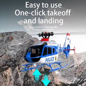 Hélicoptère RC 2.4G 6CH C123 Brushless à rotor unique, simulateur de positionnement à double flux, modèle d'avion de combat - Product Image 3