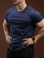 T-shirt de compression pour entraînement musculaire T1229, vêtements de sport personnalisés, vêtements de sport actifs, vêtements de sport respirants, vêtements de sport décontractés pour hommes