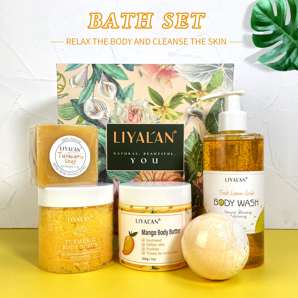 OEM/ODM Органическая роскошная ванна для уборки душа Спа подарочный набор расслабляющий Отшелушивающий подарок на день матери набор для тела и ванны