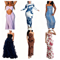 Robe d'été américaine 2026 tendance pour femme, nouveau modèle, prix bas, coupe ample décontractée, manches courtes, envoi aléatoire