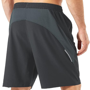 Men's Summer Casual Sports Shorts Quick Dry Workout Running Gym <strong>Training</strong> Breathable Elastic Waist Custom Logo <strong>Nylon</strong> Zipper - Product Image 2