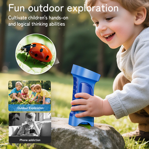 Hot bán inskam 395 Túi 1000X độ phóng đại LED kỹ thuật số điện tử kính hiển vi giáo dục đồ chơi 2 "Màn hình thực hành học tập - Product Image 2