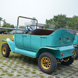 Voiture Vintage Bleue à Toit Ouvert, Directement de l'Usine Chinoise, Entièrement Personnalisable en Couleur et Accessoires, Certifiée CE, Éco-responsable à Basse Vitesse - Product Image 6