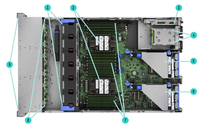 Serveur HPE ProLiant DL380 Gen11 4410Y 2,0 GHz 12 cœurs 1P 32 Go-R MR408i-o NC 8SFF 800W PS d'origine