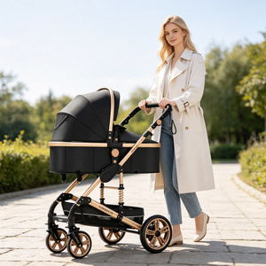 Carrito de Bebé de Aleación de Aluminio 2025, Multifuncional, Plegable, con Gran Canasta de Almacenamiento, para Bebés de 0 a 3 Años - Product Image 1