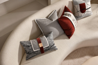 AIBUZHIJIA – housse de coussin en velours rouge doux, taie d'oreiller en Jacquard au Design Original chinois Oriental