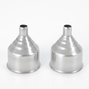 Ibleong กรวยเงิน3.8ซม., กรวยเงินขนาดใหญ่ทำจากสเตนเลสมีช่องระบายน้ำแบบน้ำมันแบบดั้งเดิม - Product Image 3