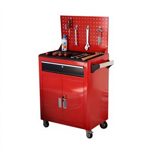 Customized <b>Tool</b> <b>Cabinet</b> With Pegboard Industrial Workshop Mobile Drawer Storage Repair Cart - Product Image 5