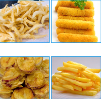 Nouvelle ligne de production entièrement automatique pour la friture d'anneaux d'oignon, grande friteuse à température constante pour poisson queue de cheval