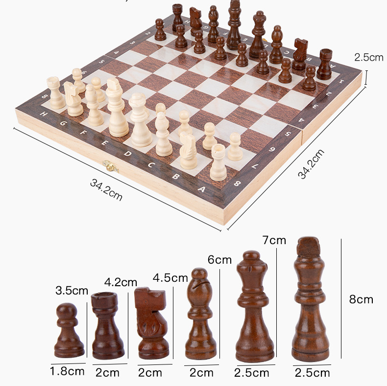 Upgraded version chess (34*34cm)